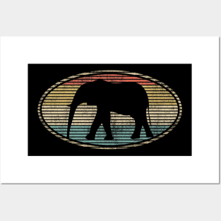 Elefant Lovers. Animal Lovers Funny Vintage Design Posters and Art